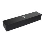 Премиальный вибромассажер DOXY Die Cast матово-черный, с покрытием из 24-каратного золота