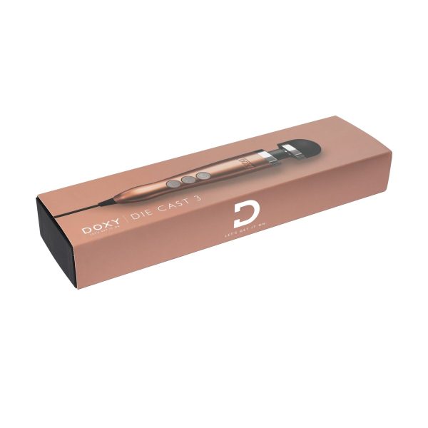 Вибромассажер DOXY Die Cast 3 очень мощный, питание 220В, металлический корпус
