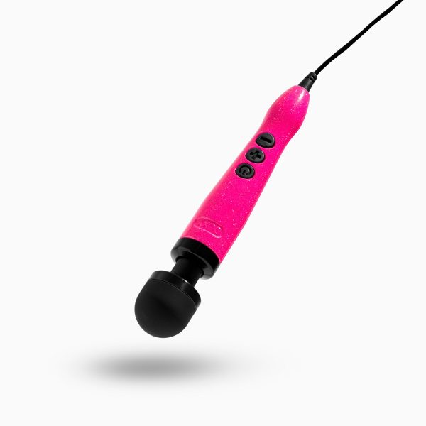 Вибромассажер DOXY Die Cast 3 Hot очень мощный, питание 220В, металлический корпус