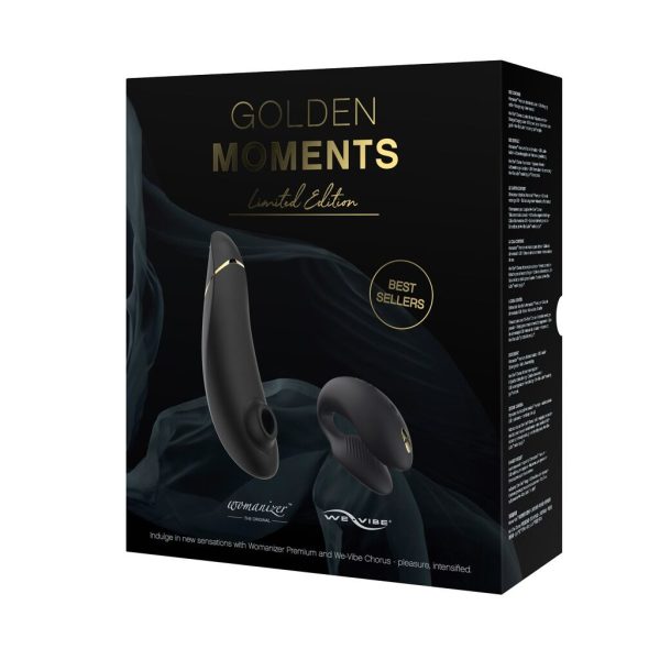 Премиальный подарочный набор Golden Moments: Womanizer Premium и We-Vibe Chorus