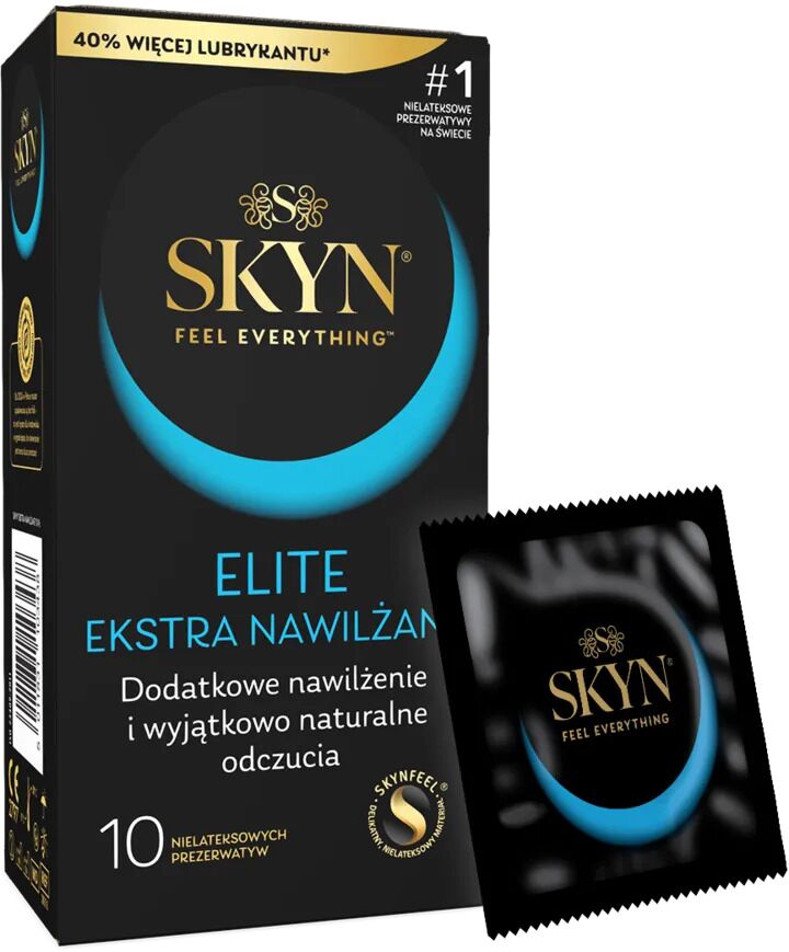 Безлатексні преміум-презервативи SKYN Elite Extra Lubricated 10 шт