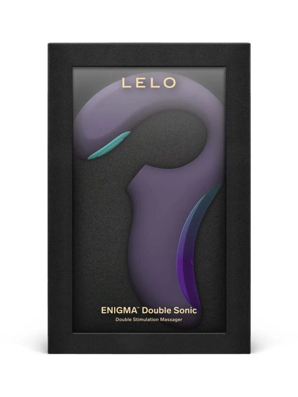 Клиторально-вагинальный звуковой стимулятор LELO Enigma Double Sonic Cyber