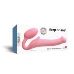 Безремневой страпон Strap-On-Me Rose полностью регулируемый, диаметр 3,3см