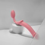 Безремінний страпон Strap-On-Me Rose повністю регульований, діаметр 3,7 см