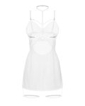 Бебі-дол Obsessive Arrowel chemise 2XL/3XL, з декоративним чокером та гартерами
