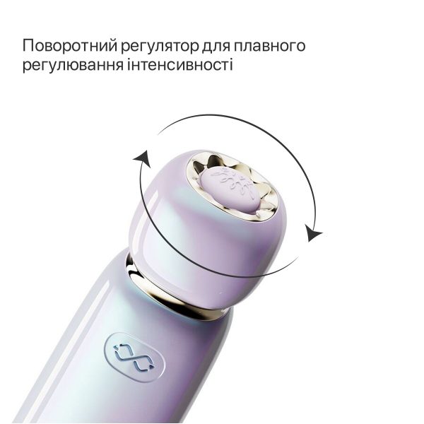 Вакуумный клиторальный стимулятор Zalo Lia Lavender 3 насадки, 3 режима, разная интенсивность
