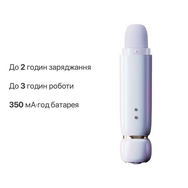 Вакуумный клиторальный стимулятор Zalo Lia Lavender 3 насадки, 3 режима, разная интенсивность