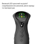 Смарт пульсатор-кролик с вибрацией Zalo Mose 2 Obsidian подогрев до 42 °C, кристалл Swarovski