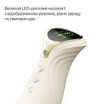 Смарт пульсатор-кролик с вибрацией Zalo Mose 2 Ivory подогрев до 42 °C, кристалл Swarovski