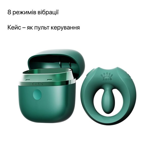 Эрекционное смарт-виброкольцо Zalo Apis до 4 часов работы, зарядный кейс