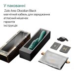 Смарт-вибратор Zalo Ares Obsidian подогрев, 3 мотора, язычок для клитора, стимуляция точки G