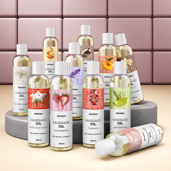 Розпродаж!!! Масажна олія Satisfyer Massage Oil Lavender 250 мл (термін 30.04.2027)