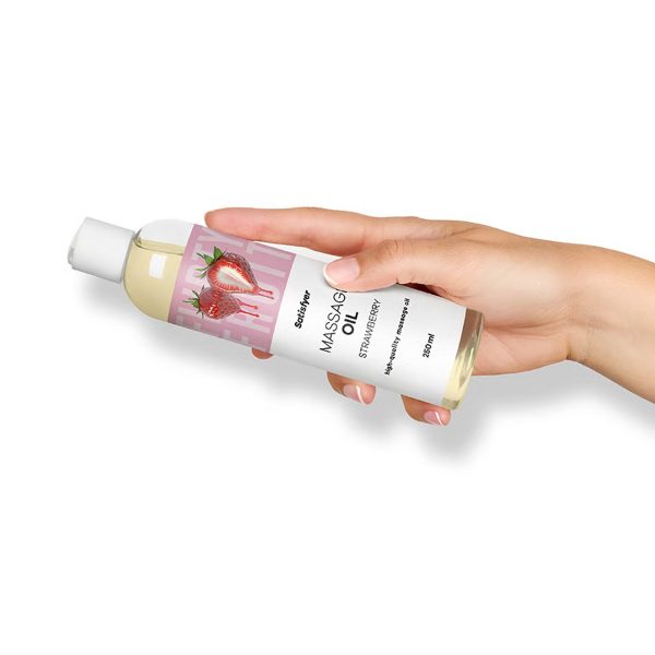 Массажное масло Satisfyer Massage Oil Strawberry 250 мл