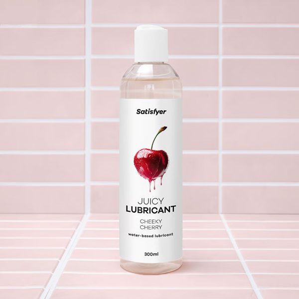 Лубрикант на водній основі Satisfyer Juicy Lubricant Cheeky Cherry water based 300 мл