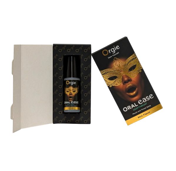 Спрей для глибокого мінету Orgie – Oral Ease Deepthroat (15 мл), м’ятний, без анестетиків