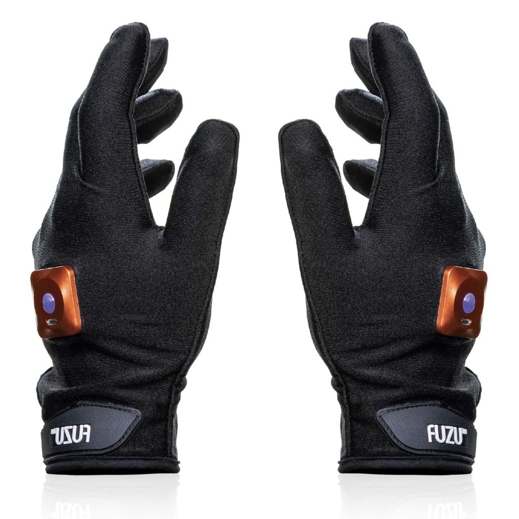 Виброперчатки (пара) FUZU Gloves Vibrating Massage Two Hands, 11 режимов