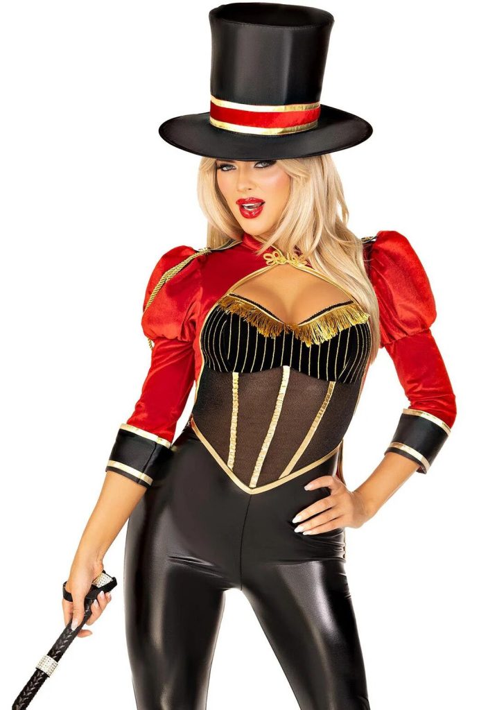 Костюм циркачки Leg Avenue Circus Ringmaster Diva Catsuit