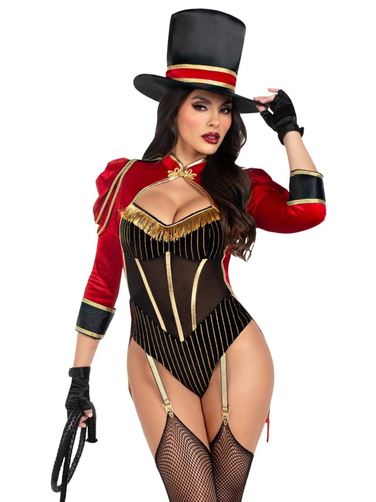 Костюм циркачки Leg Avenue Ravishing Ringmaster Bodysuit