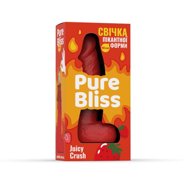 Ароматное свеча пикантной формы Pure Bliss Juicy Crush (Ягодный взрыв) 15 см