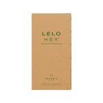 Презервативи LELO HEX Condoms Organic 12 Pack, тонкі та суперміцні