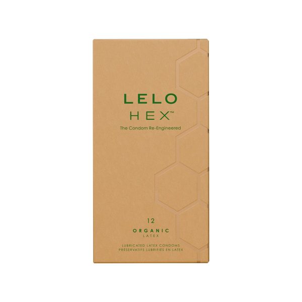 Презервативи LELO HEX Condoms Organic 12 Pack, тонкі та суперміцні