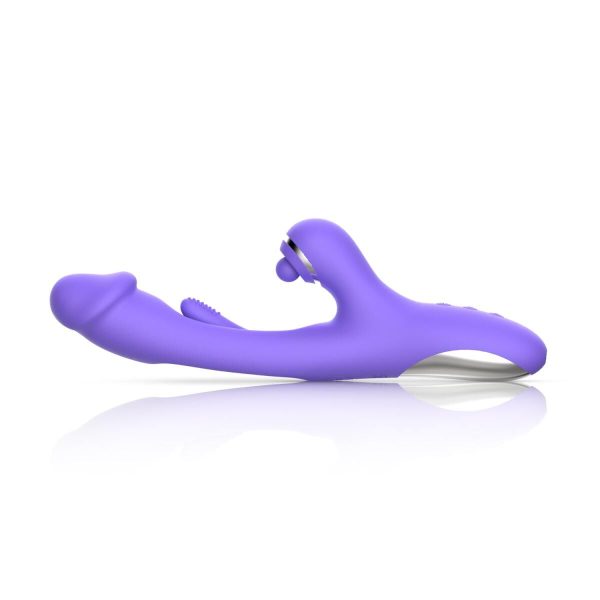Вібратор-кролик із вагінальним відростком Good Vibes Only – Tess Rabbit Vibrator with G-Spot Stimulator