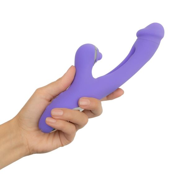 Вибратор-кролик с вагинальным отростком Good Vibes Only – Tess Rabbit Vibrator with G-Spot Stimulator