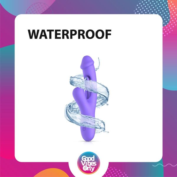 Вибратор-кролик с вагинальным отростком Good Vibes Only – Tess Rabbit Vibrator with G-Spot Stimulator
