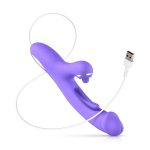 Вібратор-кролик із вагінальним відростком Good Vibes Only – Tess Rabbit Vibrator with G-Spot Stimulator