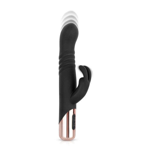 Вибратор-кролик Rosy - Rabbit Vibrator with thrusting function