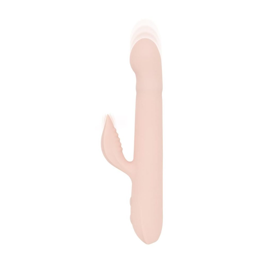 Вибратор-кролик с пульсацией Good Vibes Only – SHAI Thrusting Vibrator Soft Silicone – 3 мотора