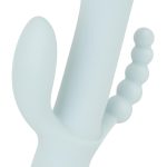 Тройной вибратор Good Vibes Only – SAGE Triple Stimulation Vibe Soft Silicone – манящее движение