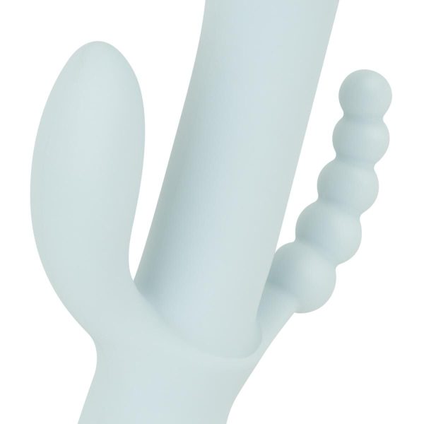 Тройной вибратор Good Vibes Only – SAGE Triple Stimulation Vibe Soft Silicone – манящее движение