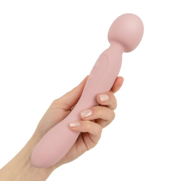 Двусторонний массажер-вибратор Good Vibes Only – SIMI Double-Sided Wand Vibrator Soft Silicone –