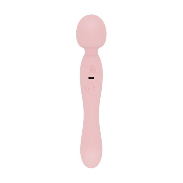 Двусторонний массажер-вибратор Good Vibes Only – SIMI Double-Sided Wand Vibrator Soft Silicone –