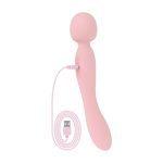 Двусторонний массажер-вибратор Good Vibes Only – SIMI Double-Sided Wand Vibrator Soft Silicone –