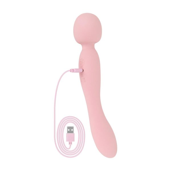 Двусторонний массажер-вибратор Good Vibes Only – SIMI Double-Sided Wand Vibrator Soft Silicone –