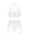 Комплект Obsessive Premisis 3-pcs crotchless set 2XL/3X