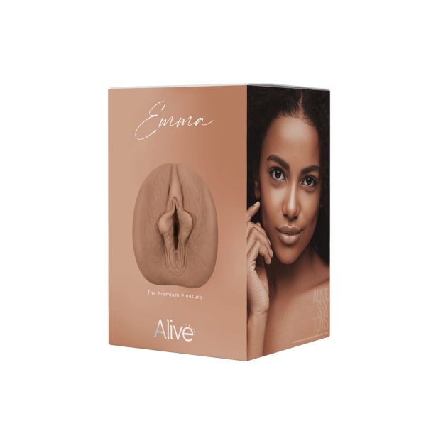 Мастурбатор-вагина Alive Emma Super Realistic Masturbator Caramel