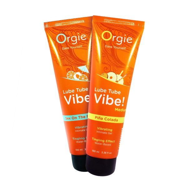 Вибролубрикант Orgie Lube Tube Vibe! Pina Colada 100 мл