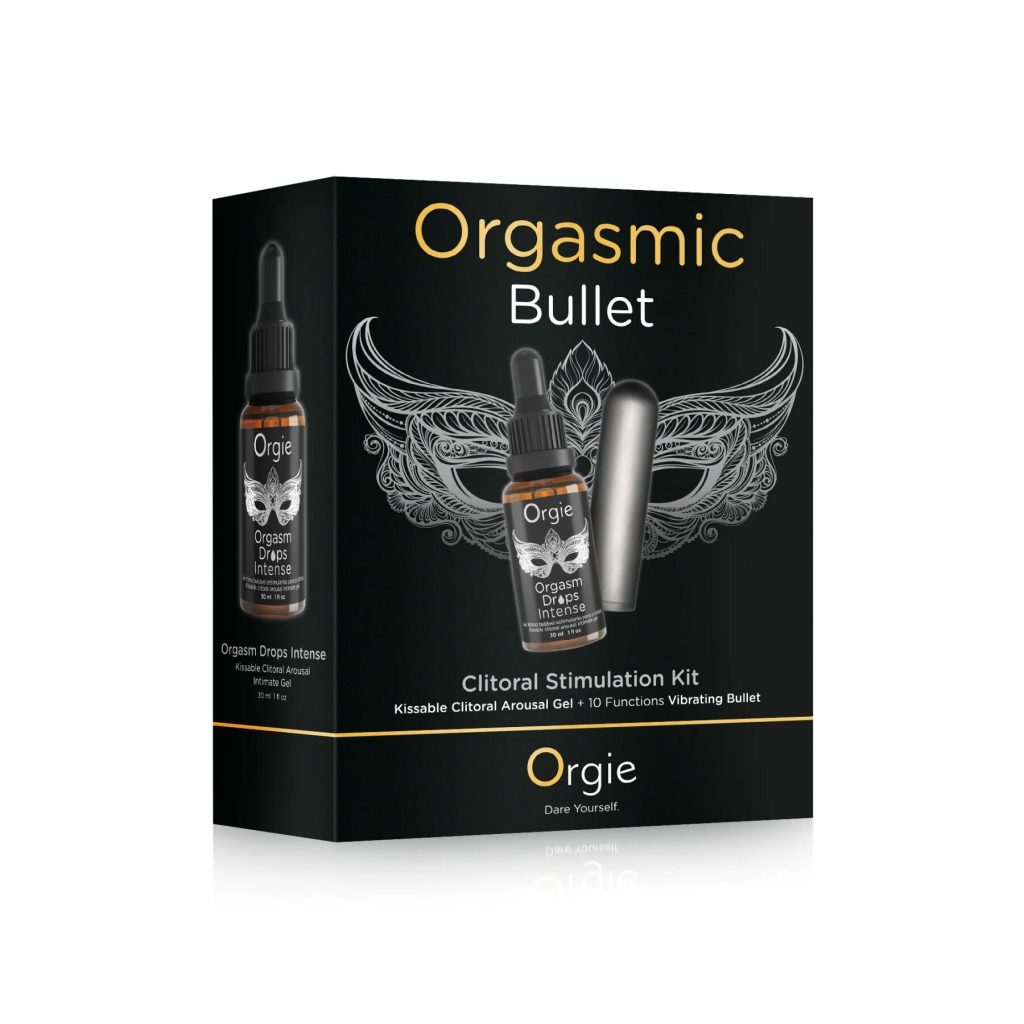 Набор Orgie Orgasmic Bullet: возбуждающие капли и вибропуля