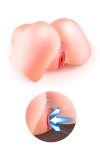 Сосущая вагина-мастурбатор Real Body Real Nina, вагина и анус, с вибрацией и звуком