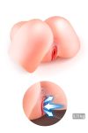 Сосущая вагина-мастурбатор Real Body Real Nina, вагина и анус, с вибрацией и звуком