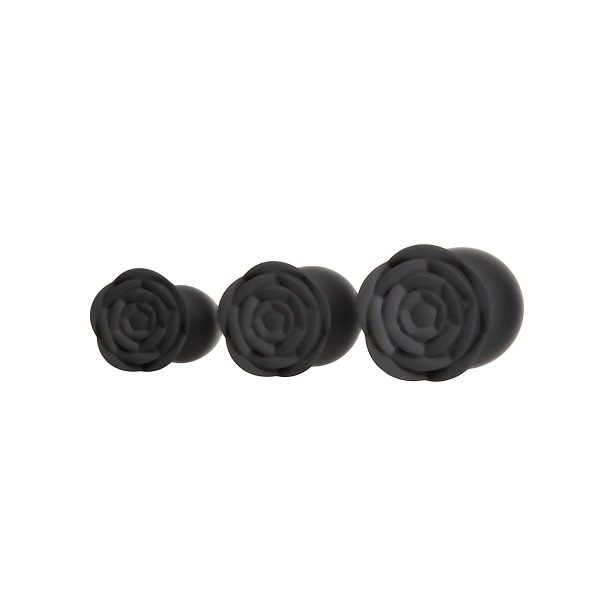Набор силиконовых анальных пробок BMS Roses Til’ Dawn Silicone Anal Plug Kit Starter Kit