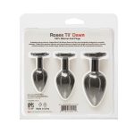 Набор силиконовых анальных пробок BMS Roses Til’ Dawn Silicone Anal Plug Kit Starter Kit