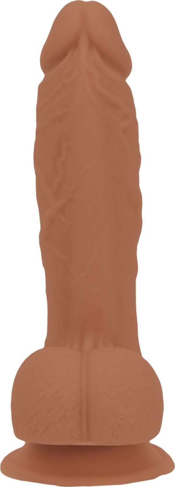 Фалоімітатор ADDICTION Steven 7.5" Silicone Dong Caramel, віброкуля в подарунок