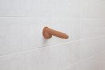 Фалоімітатор ADDICTION Steven 7.5" Silicone Dong Caramel, віброкуля в подарунок