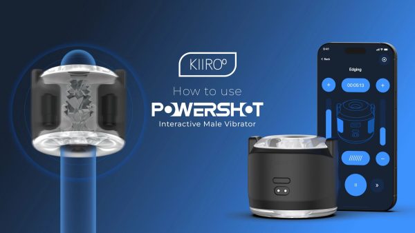 Интерактивный мастурбатор 2в1 с вибрацией KIIROO PowerShot, компактный, 2 вибромотора