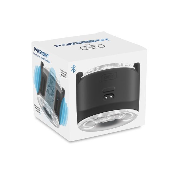 Интерактивный мастурбатор 2в1 с вибрацией KIIROO PowerShot, компактный, 2 вибромотора