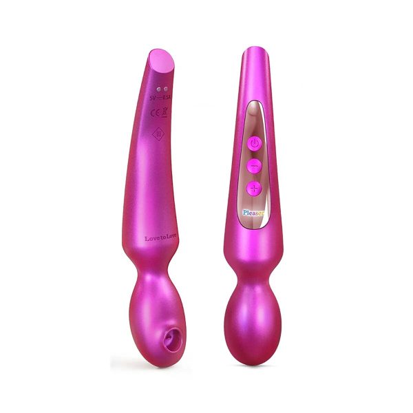 Стимулятор для клитора Love To Love Pleaser Iridescent Berry, эффект постукивания, 5 режимов